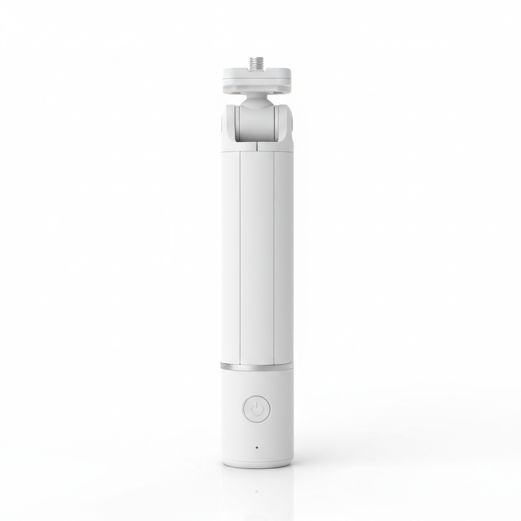 Mini Trépied Stabilisateur Lumora blanc replié